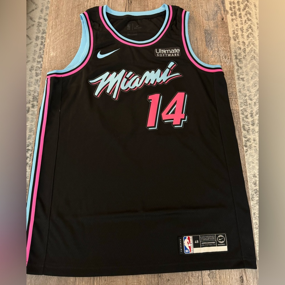 Miami Heat Tyler Herro #14 Vice Night City Swingman Jersey - 100% AUTHENTIC